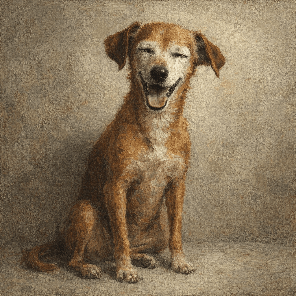 Chauncey painted in the Impasto Realism style by the Royal Hound engine