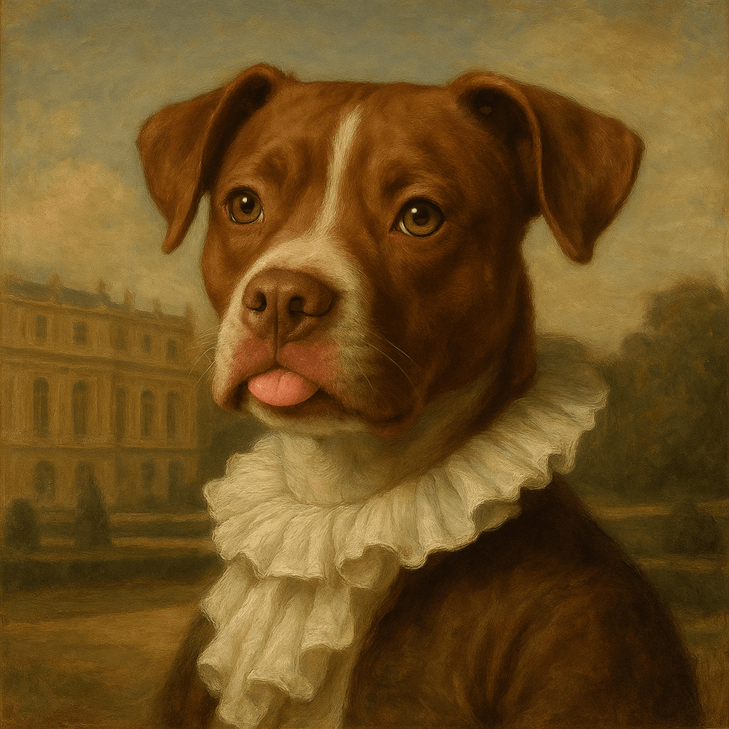 A finished Royal Hound portrait — Victorian Royalty