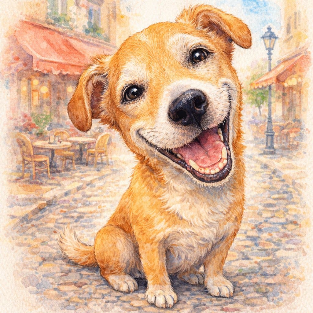 Café Watercolor